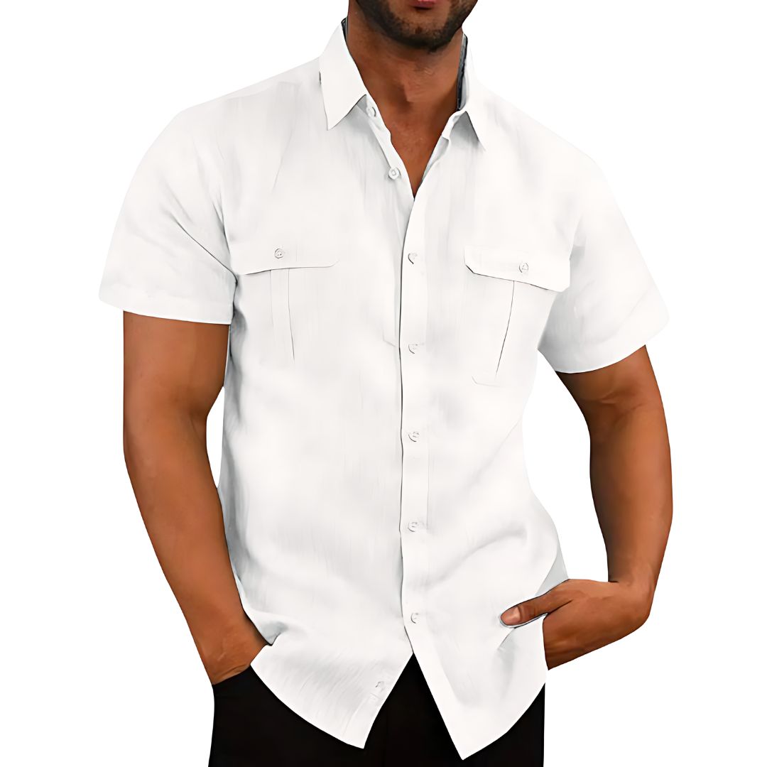 Eric - Bali Linen Short-Sleeve Shirt